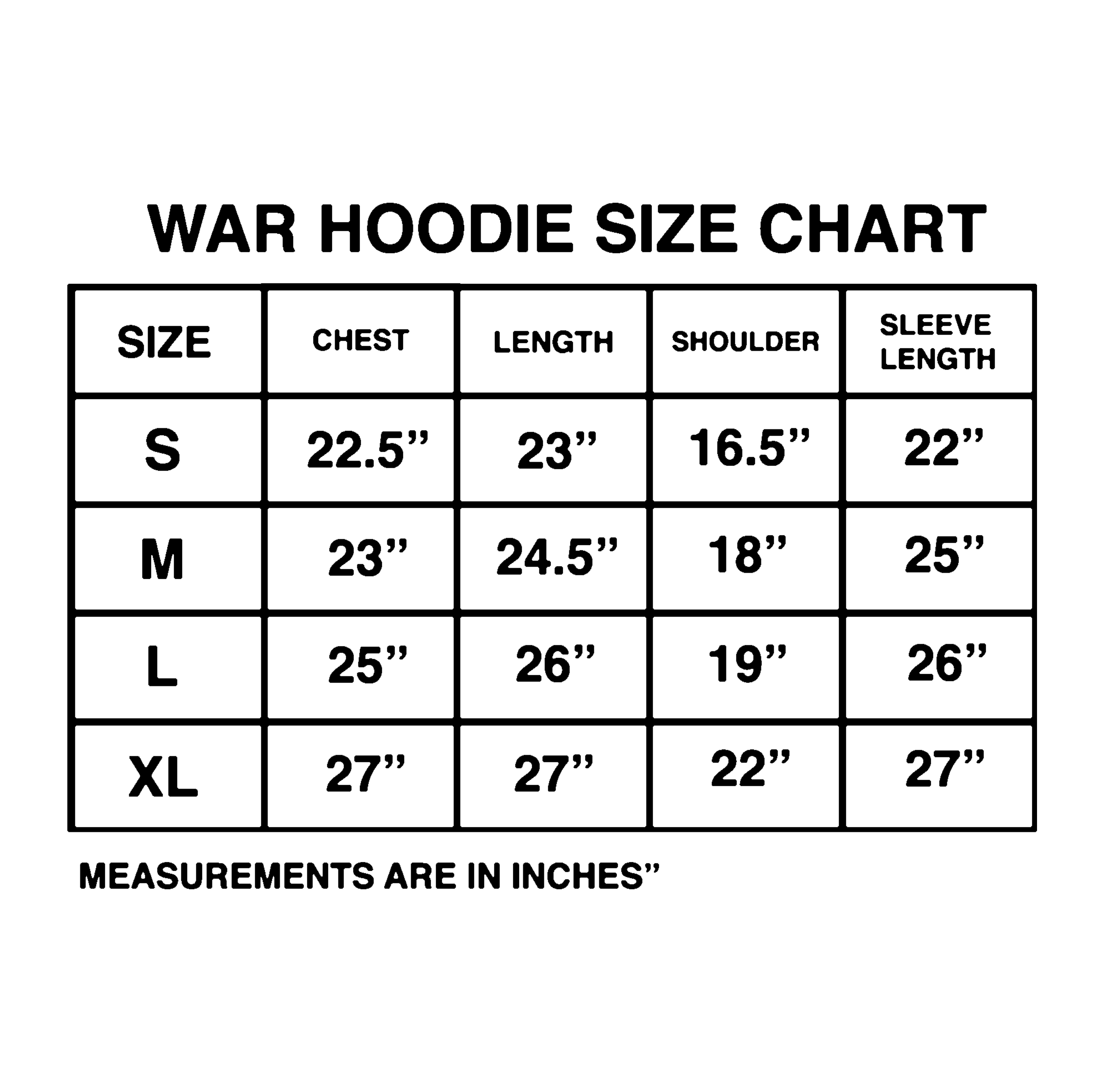 WAR HOODIE